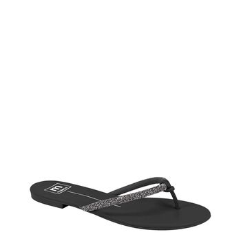 Rasteira-Preta-Tiras-Brilhosas-|-Moleca-Tamanho--33---Cor--BLACK-DIAMOND-0
